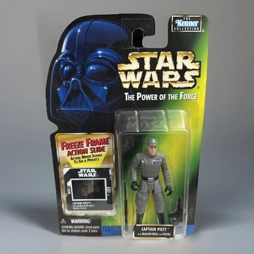 Star Wars POTF Captain Piett Freeze Frame Kenner Carded 1997