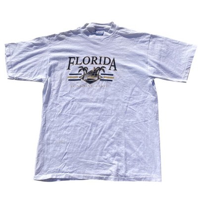 All Sport Pro Weight Tshirt Destination Souvenir Florida Vintage 90S Gr. XL