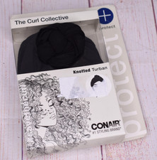 Conair The Curl Collective Knotted Turban Black NEW NIB BOX WEAR 