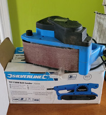Silverline DIY 730W Belt Sander 75mm Woodwork Tools
