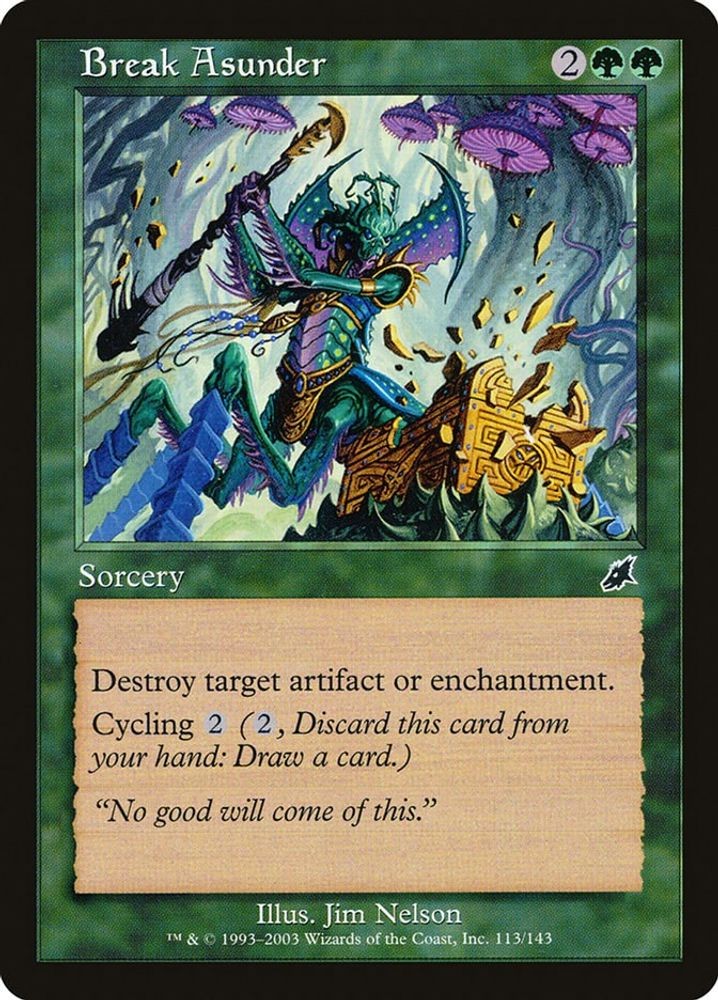 2003 Magic: The Gathering: Scourge - Break Asunder (#113, C, Near Mint)