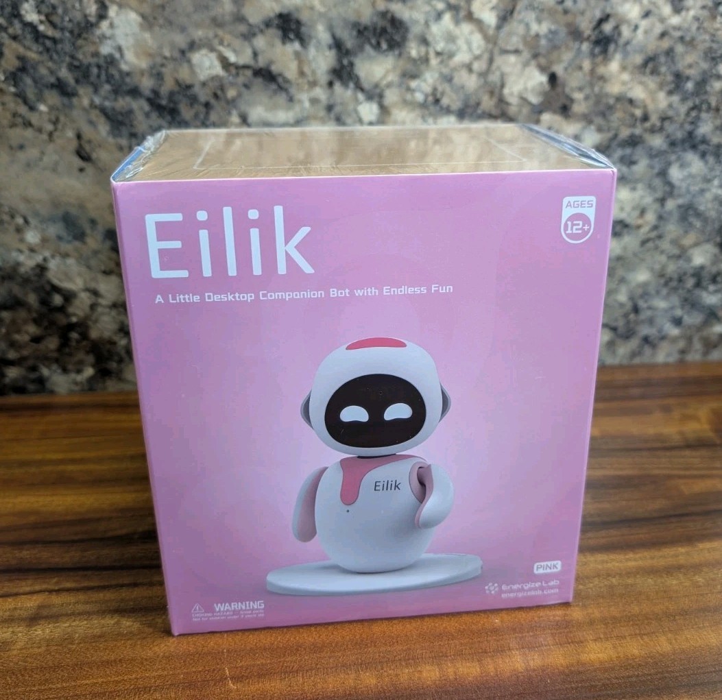Energize Lab Eilik デスクトップコンパニオンロボット ピンク Amazon.com: ENERGIZE LAB Eilik Pink - Touch Interactive Toys