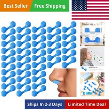 100 Pieces Nose Plug Filter Disposable Nose Filter Sponge for Women Men Sunle...