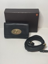 Genuine Black Mulberry black postman lock mini messenger bag Excellent Condition