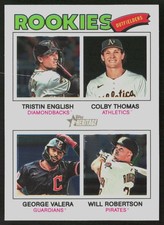 2026 Topps Heritage #379 English Thomas George Valera Will Robertson Chrome