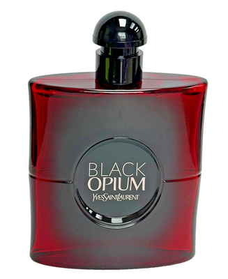 Black Opium by Yves Saint Laurent 3oz EDP SP Over Red for Women