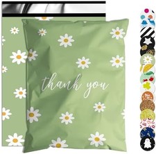 100 Pcs Thank You Poly Mailers 10 x 13 Inch Shipping Bags