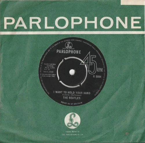 7" - Beatles - I Want To Hold Your Hand - Parlophone - R 5084 #1
