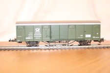 PIKO 95007 H0 Post gedeckter G&uuml;terwagen DBP Bahnpostwagen Post 2ss-t/12 KKK+NEU!