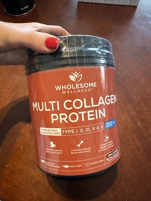 Wholesome Wellness Multi Collagen Protein Powder 16 oz 58 Servings