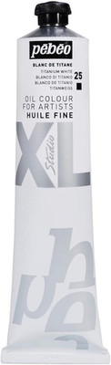 PéBéO - Feinöl XL 200 ML - Weiß Ölfarbe Ölfarbe - Titanweiß 200 ml