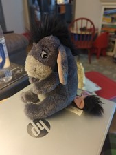Disney Parks Eeyore Plush Stuffed Animal Gray Donkey Winnie The Pooh 7 Inches