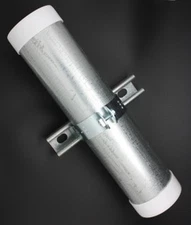 4" EMT Conduit Pre Cut 15" for Cable Installations with Caps and Unistrut Han...