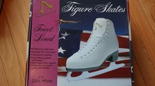 American Girls 512 White Figure Skates Brand New In Box Size 11Y