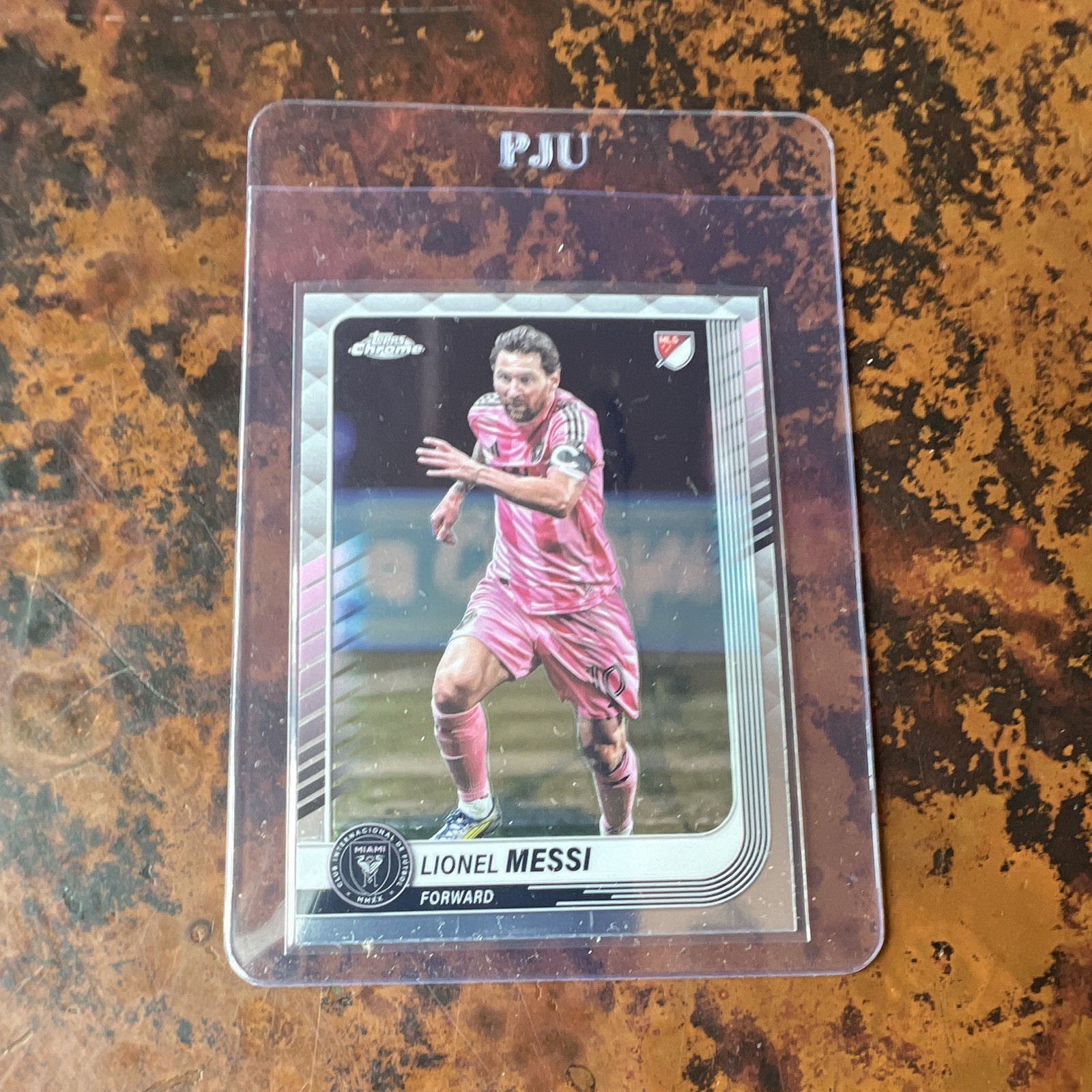Topps 2025 Topps Chrome MLS Lionel Messi #10 Inter Miami CF Argentina World Cup
