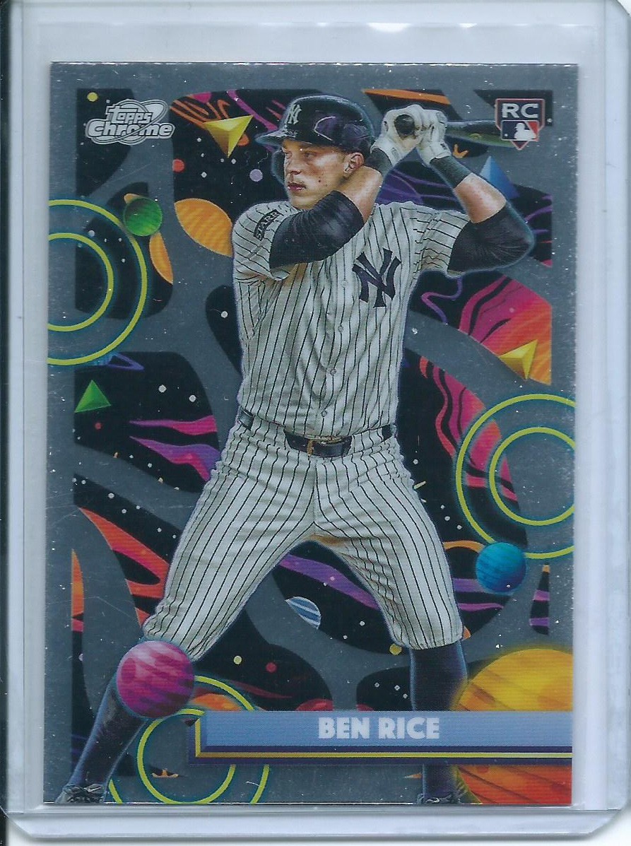 2025 Topps Cosmic Chrome Ben Rice RC #174 Yankees Base Rookie