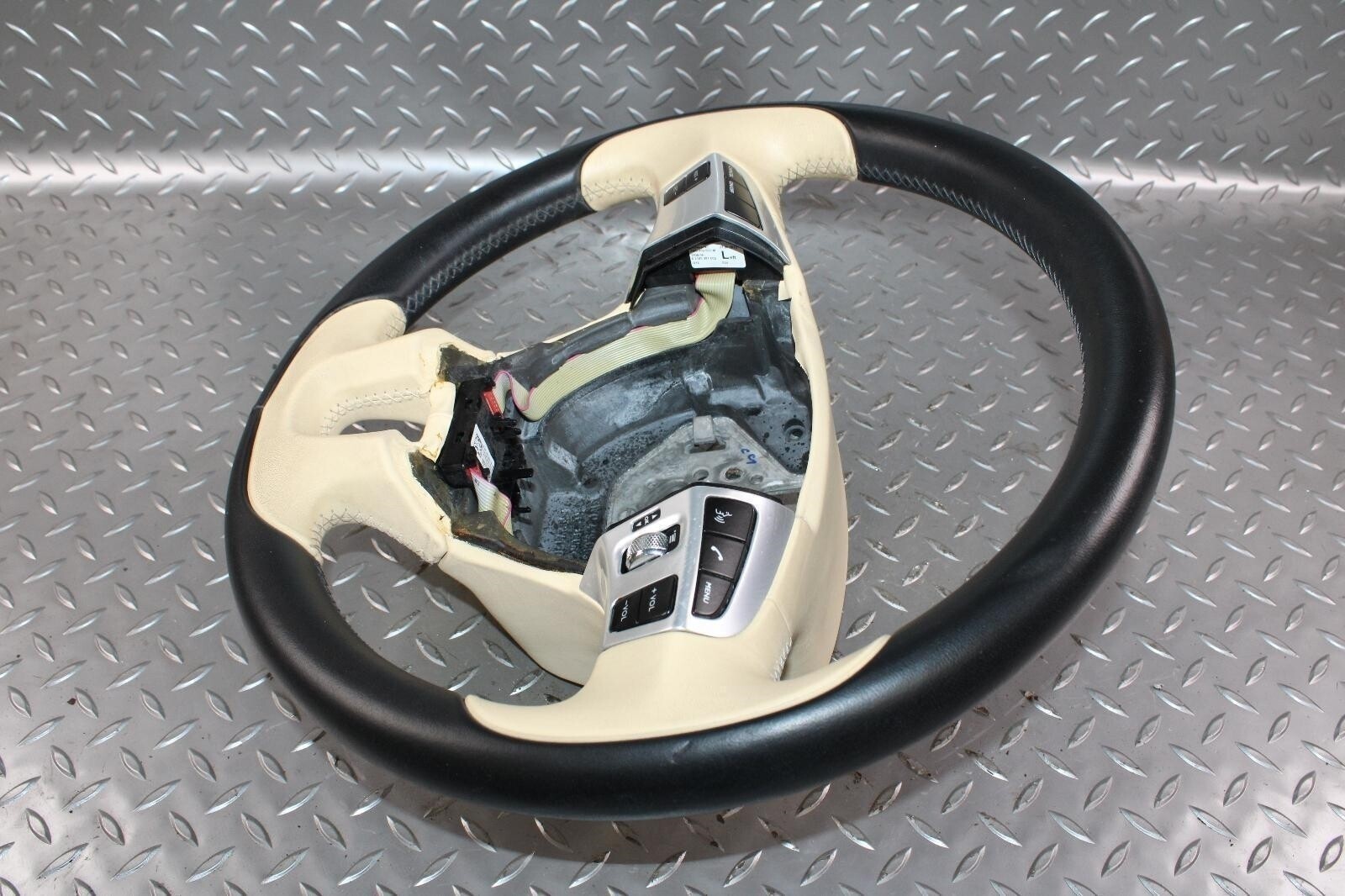 13-18 Flying Spur Black Leather Magnolia Driver Steering Wheel OEM Factory WTY