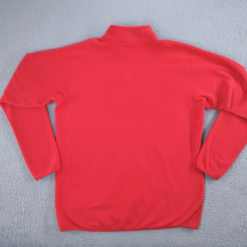 Pullover Mountain Hardwear Para Hombres XL Rojo Cuarto Cremallera Polar Aire Libre Senderismo OM7723 Foto 2 de 4