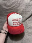 Vintage Georgia Bulldogs Mesh Trucker Hat Snapback Ncaa College Yupoong 80s 90s