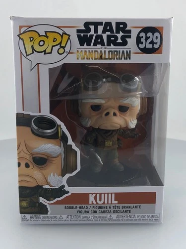 Funko POP! Star Wars The Mandalorian Kuiil #329 Vinyl Figure DAMAGED BOX