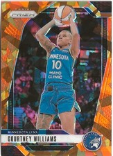 2024 Panini Prizm WNBA Courtney Williams #79 Orange Prizm SP Minnesota Lynx
