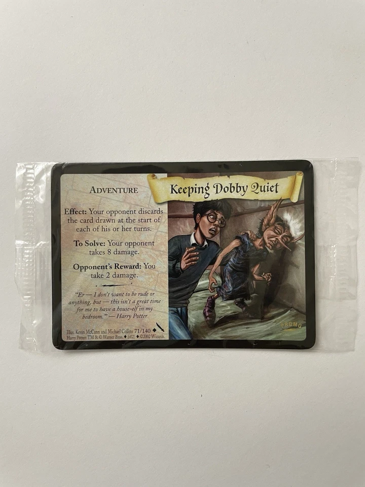 2002 Harry Potter TCG Sealed Promo Lot Rainy-Day Swelling Solution Dobby NEW - Image 3 of 4