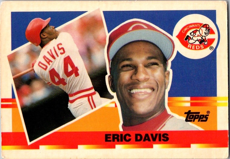 1990 Topps Big #72 Eric Davis