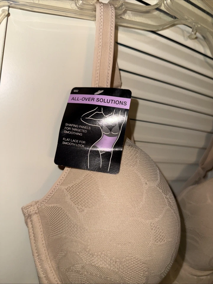 NEW BALI Ultra Light Body Briefer Shaper Firm Control Underwire Suit Stretch 36D - Image 2 of 4