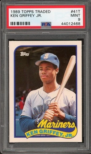 1989 Ken Griffey Jr Topps Traded #41T RC Rookie PSA 9