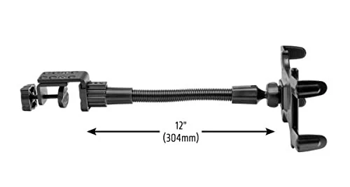 Heavy Duty Gooseneck Tablet Holder with C Clamp Universal Mount for Any Tablet - Image 3 of 4