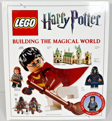 LEGO Harry Potter Building The Magical World Hardcover Book WITH Minifigure 2011