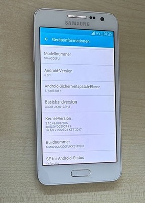 Samsung Galaxy A3 SM-A300FU Weiß Smartphone Geprüft, Händler, Garantie