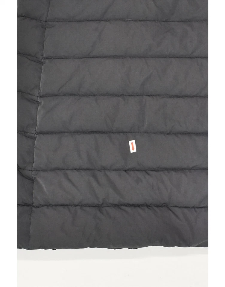 Abrigo acolchado con capucha para mujer PEUTEREY IT 42 gris medio poliéster FK10 Foto 3 de 4