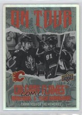 2024-25 Upper Deck Series 2 On Tour Red 6/99 Nazem Kadri Yegor Sharangovich 1u6