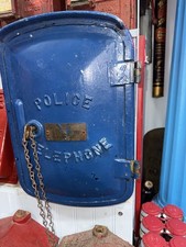 Police Department Telephone Box Telegraph Non Gamewell Fire Alarm Box