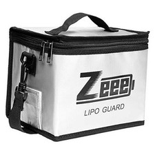 Fireproof Explosionproof Large Capacity Battery Storage Guard Pouch silver-S