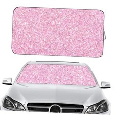 Windshield Sun Shade for Car Front Window Cover Sunshades Visor Large Pink
