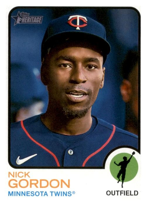 2022 Topps Heritage #599 Nick Gordon Chrome #/999