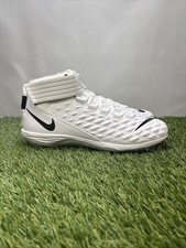 NEW Sz  10 Men's Nike Force Savage Pro 2 Football Cleats White Black AH4000-100