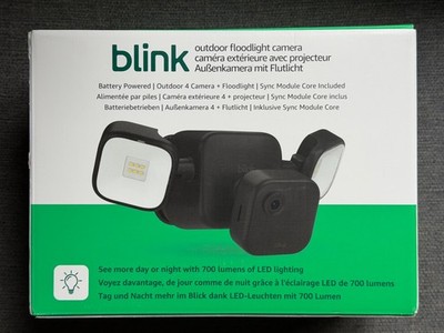 Blink Outdoor Flutlicht & kabellose intelligente Überwachungskamera (4. Gen) brandneu