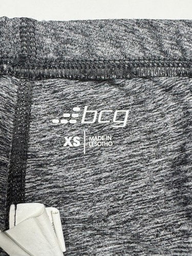 BCG Athletic Shorts Womens XS Gray Space Dye Stretch Running Gym Training Yoga - Picture 5 of 6