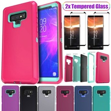 For Samsung Galaxy Note 9 S9 Plus Case Shockproof Phone Cover / Screen Protector
