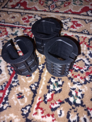 Preston Offbox 36mm Einsätze - Abstand 23mm Vierkant, Rundkante, 3nr (gebraucht)