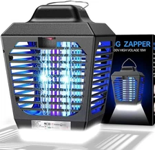 Bug Zapper Outdoor, LED Mosquito & Fly Killer, Electric Insect Trap
