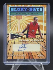 2025 LEAF GLORY OF THE GAME DeMar DeRozan AUTO 24/40 Glory Days