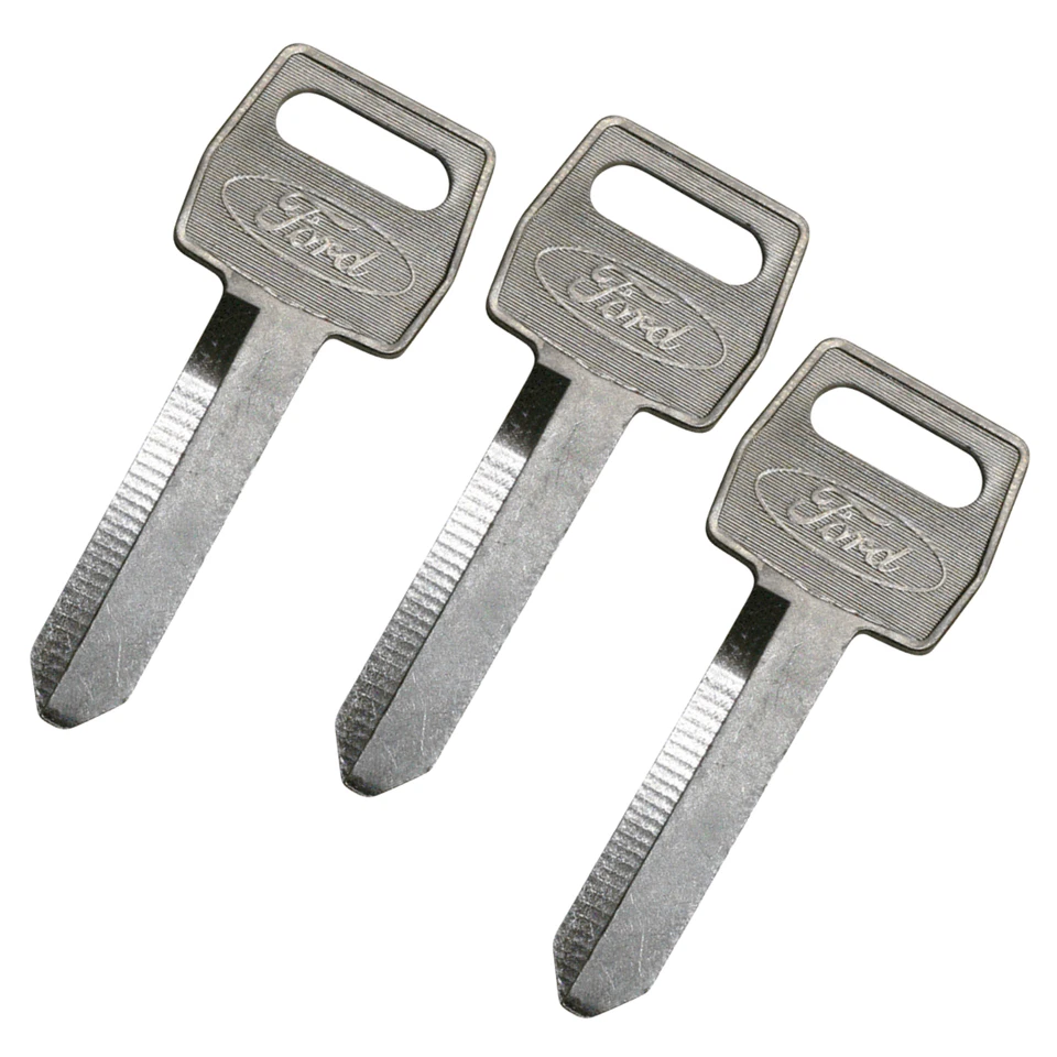 3x Llave de encendido sin cortar 1167FD H51 para Ford Lincoln Mercury Hummer con logotipo Ford Foto 2 de 4