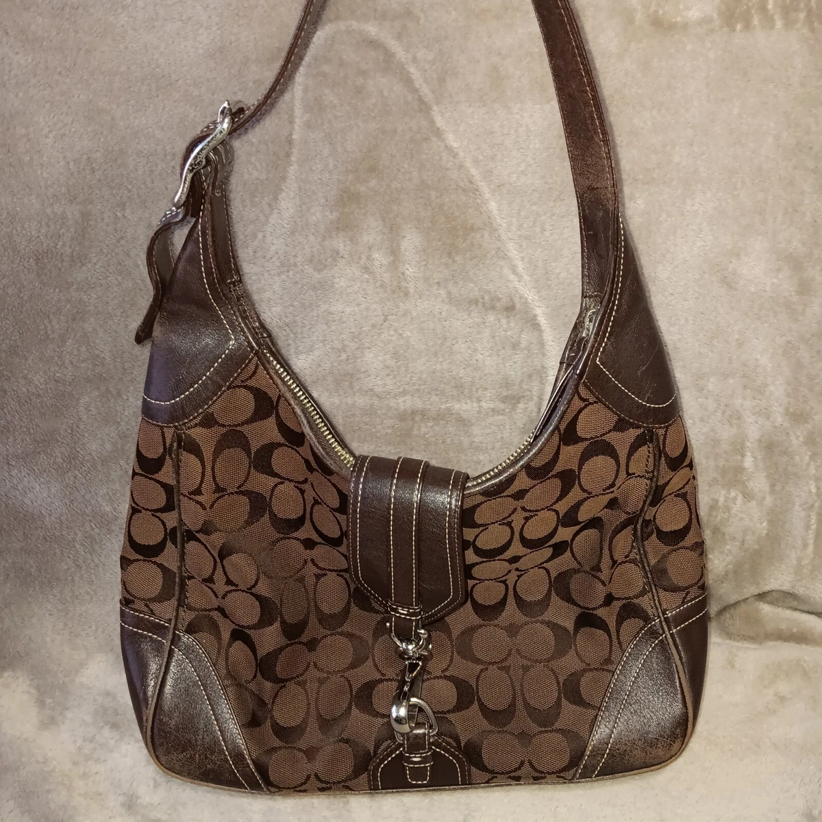 Signature brown coach purse Clearance