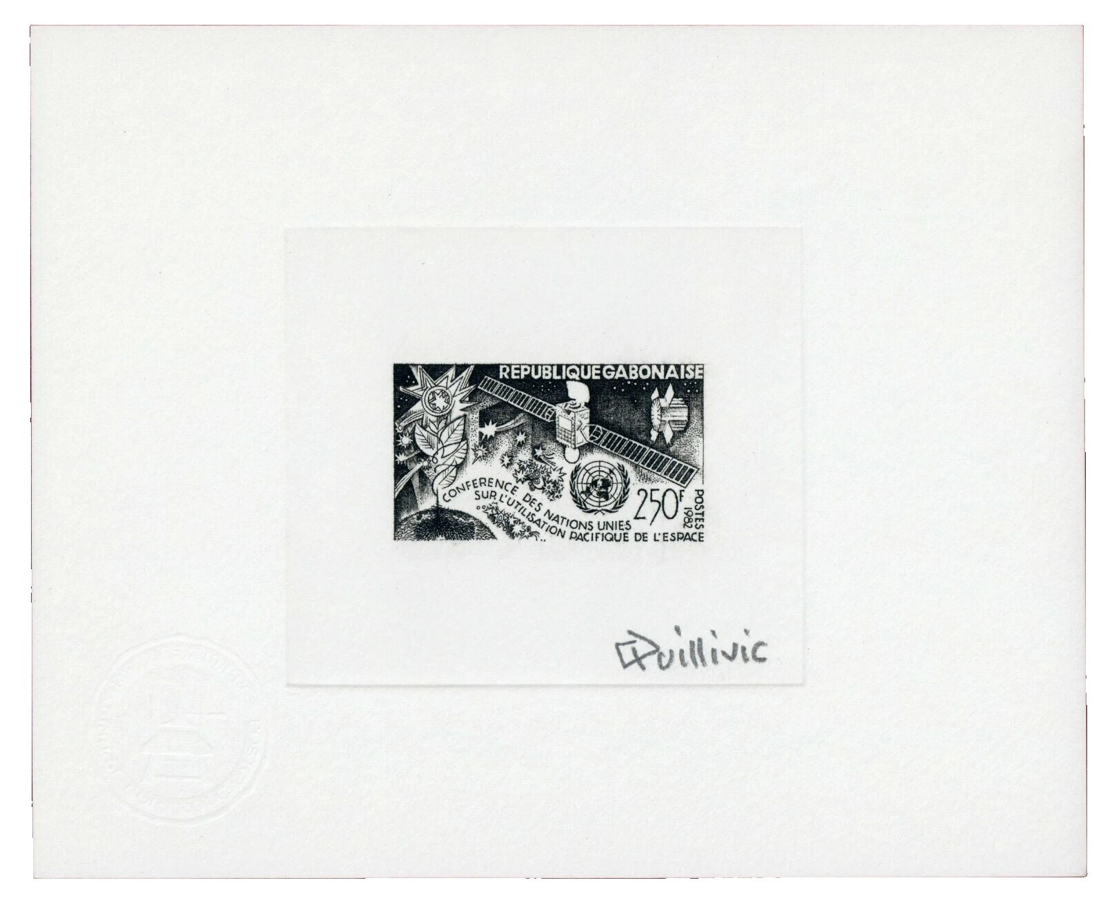 Space Proof, Essay Stamps