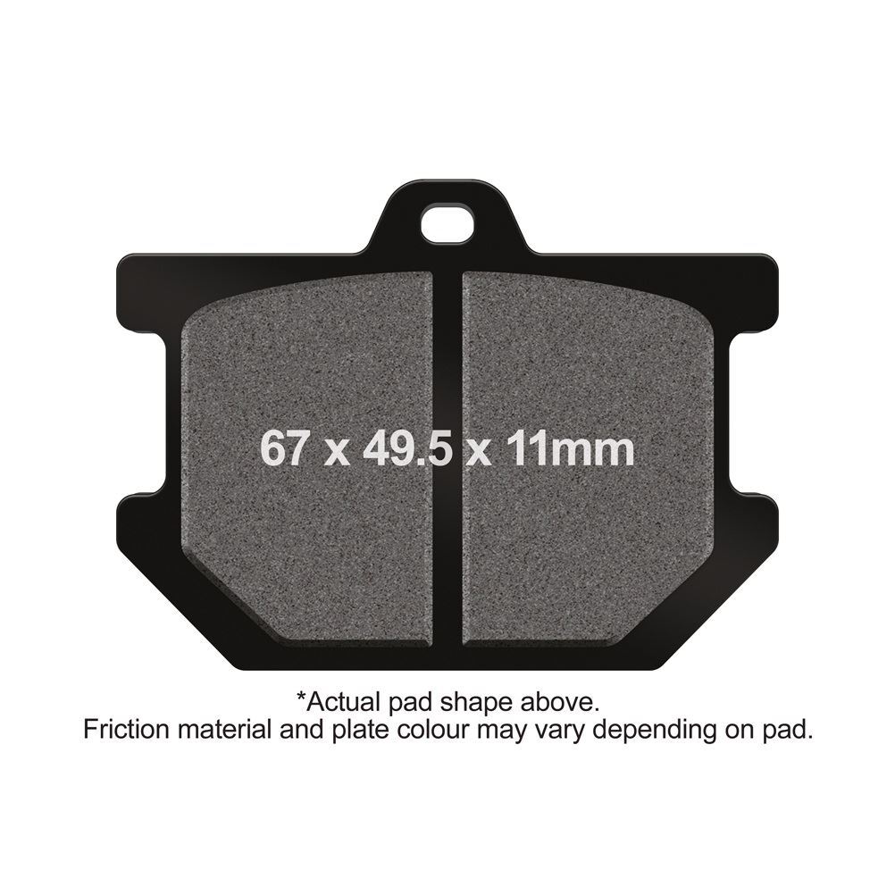 EBC Motorcycle Brake Pads DMX Front Left Yamaha XS 750 1977 - 1979