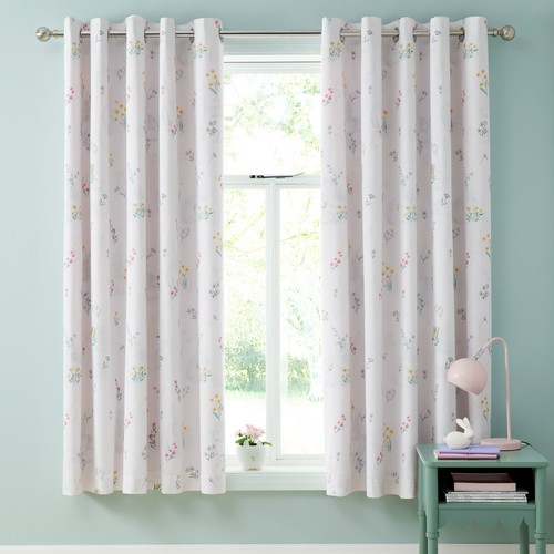 Catherine Lansfield Bunny Tails Ditsy Flower Kids Duvet Cover Bedroom Range Pink - Picture 14 of 59